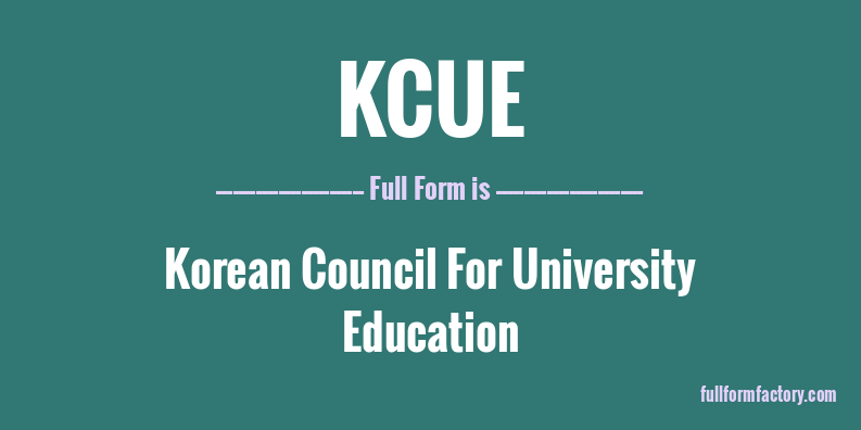 kcue-full-form