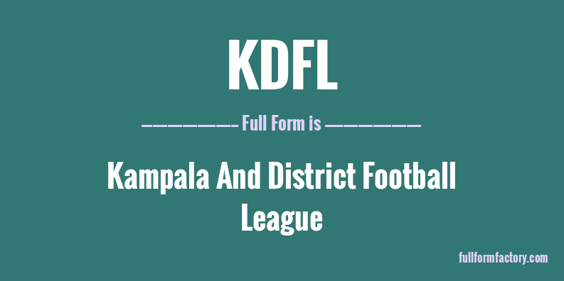 kdfl-full-form