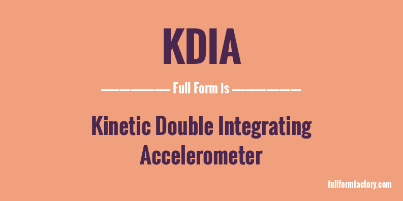 kdia-full-form