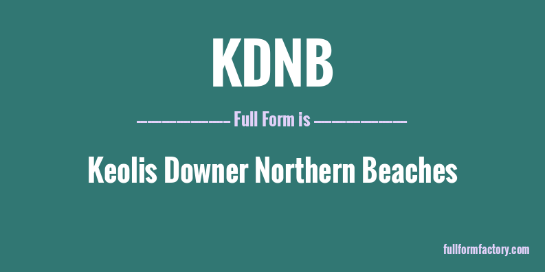 kdnb-full-form