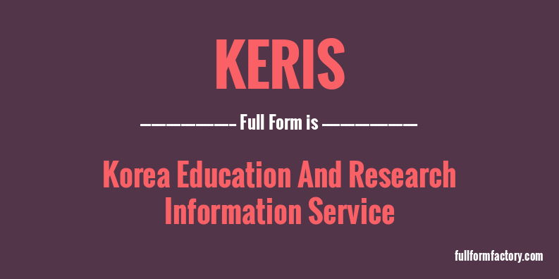 keris-full-form