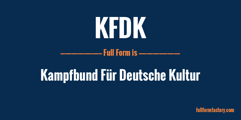 kfdk-full-form