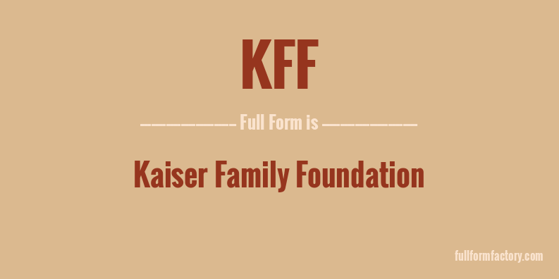 kff-full-form