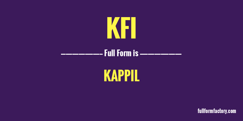 kfi-full-form