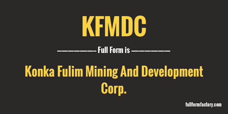 kfmdc-full-form