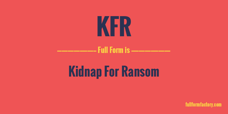 kfr-full-form
