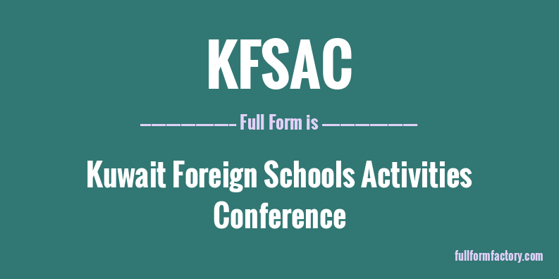 kfsac-full-form