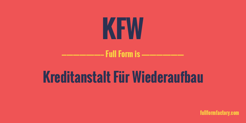 kfw-full-form