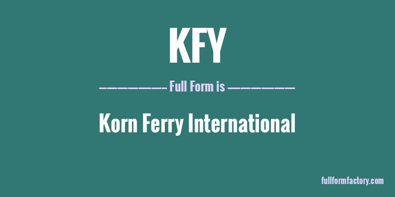 kfy-full-form