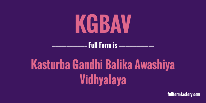 kgbav-full-form