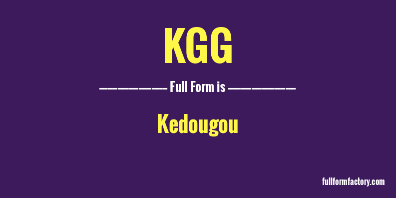 kgg-full-form