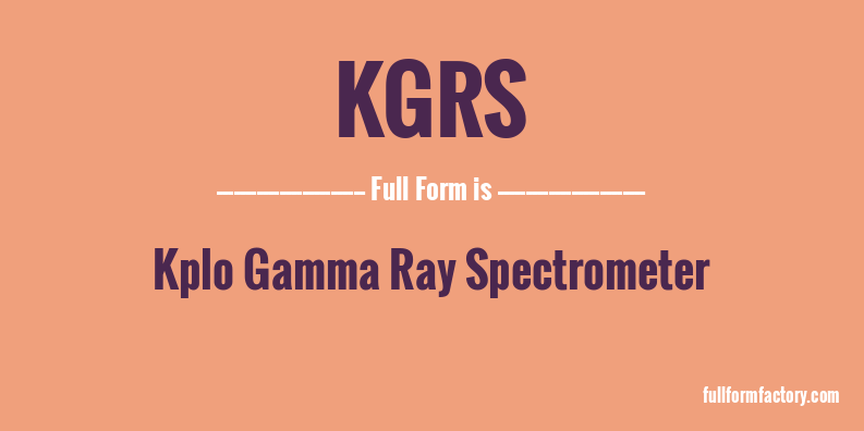 kgrs-full-form