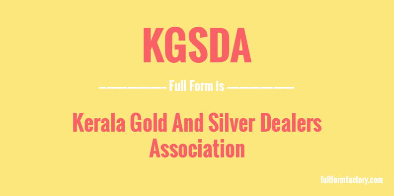 kgsda-full-form