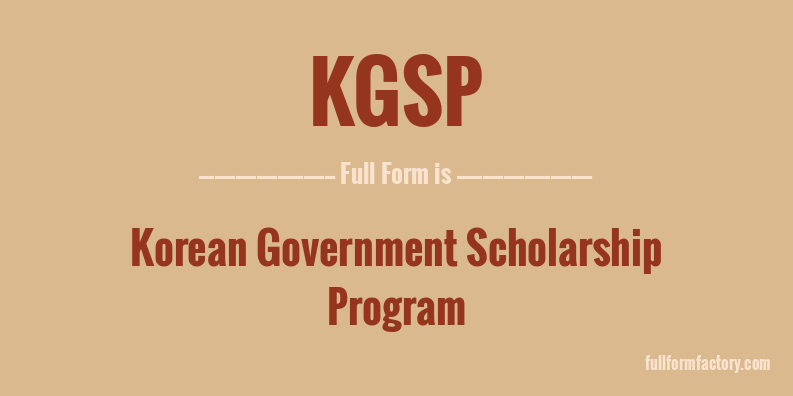 kgsp-full-form
