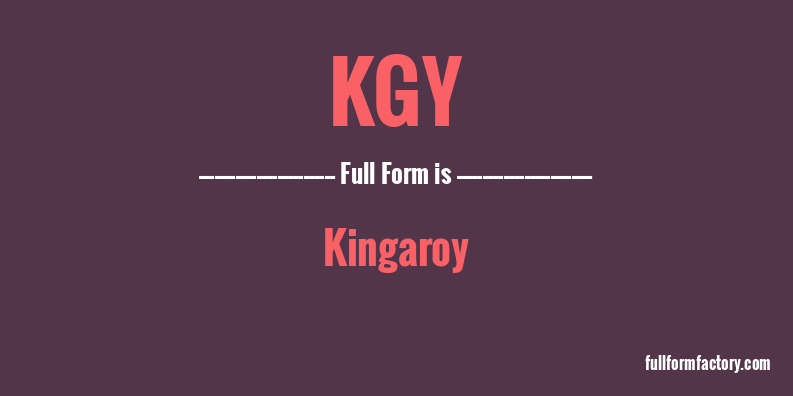 kgy-full-form