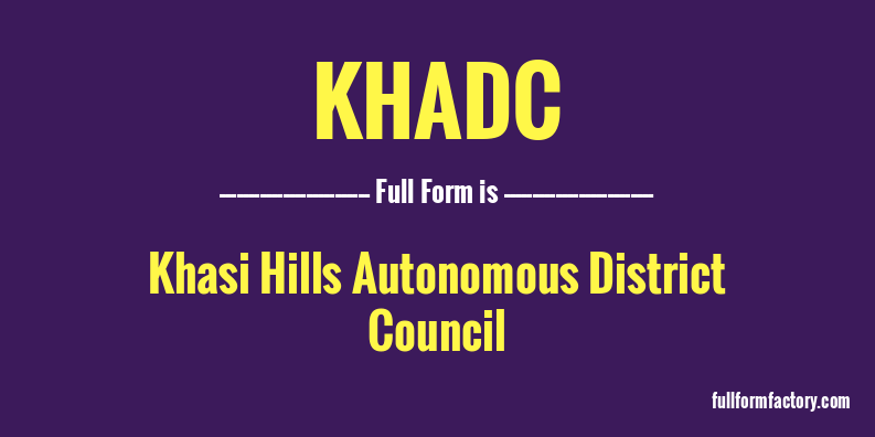 khadc-full-form