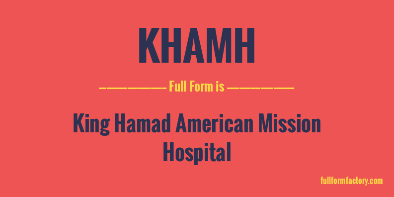 khamh-full-form