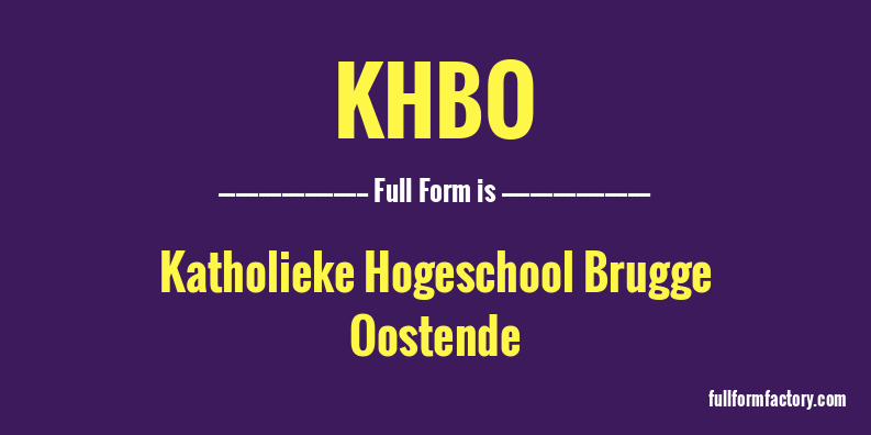 khbo-full-form