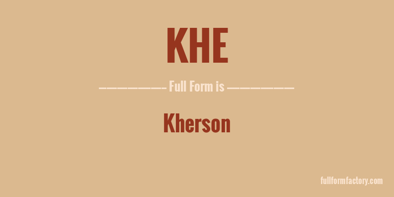 khe-full-form