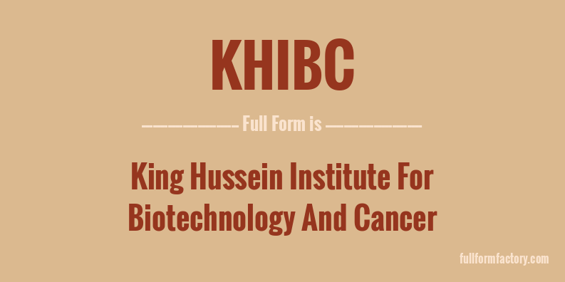 khibc-full-form