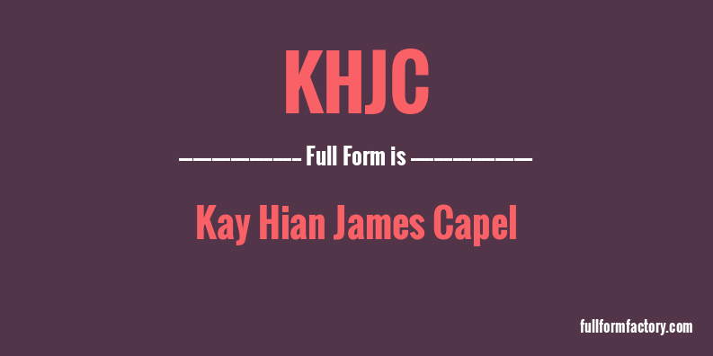 khjc-full-form