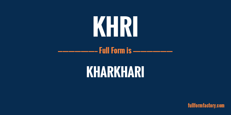 khri-full-form