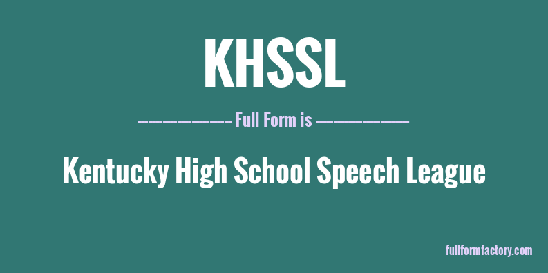 khssl-full-form