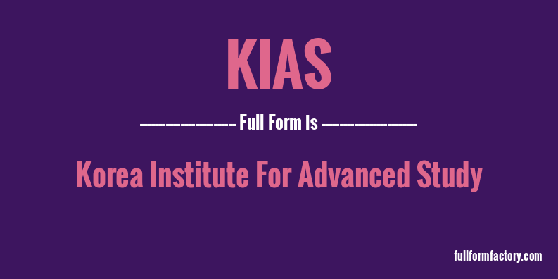 kias-full-form