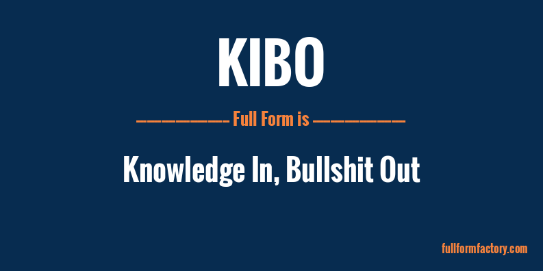 kibo-full-form