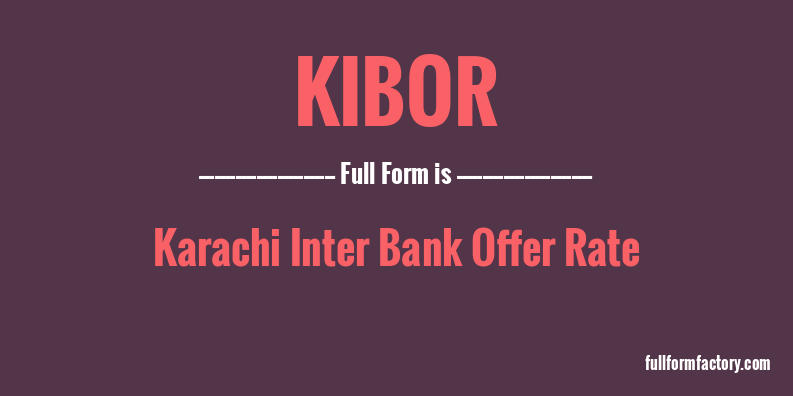 kibor-full-form