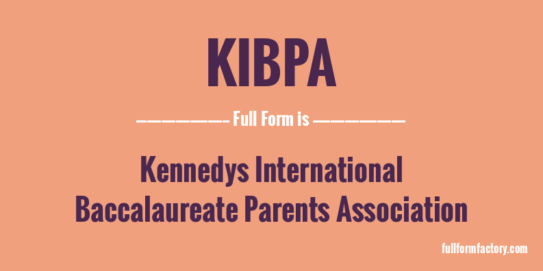 kibpa-full-form