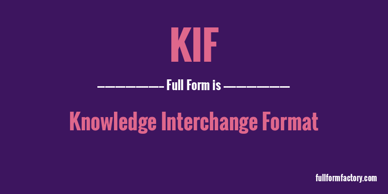 kif-full-form