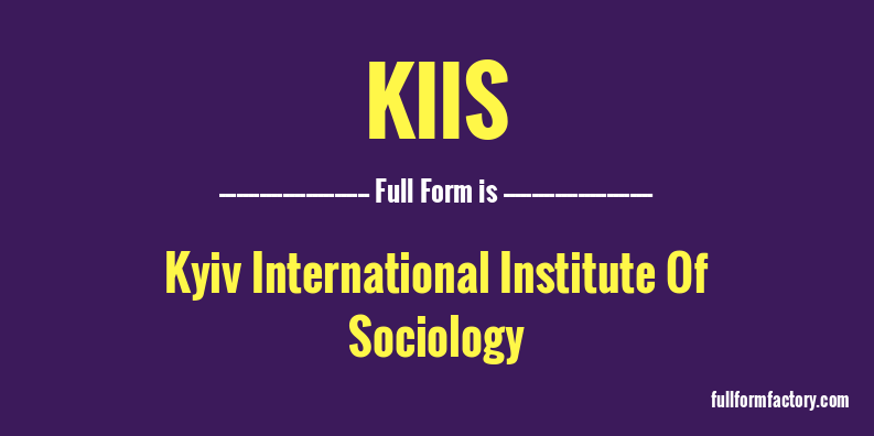 kiis-full-form