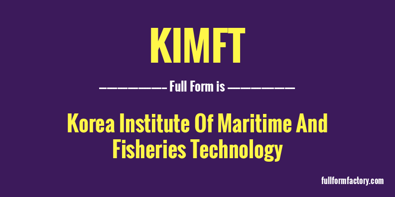 kimft-full-form