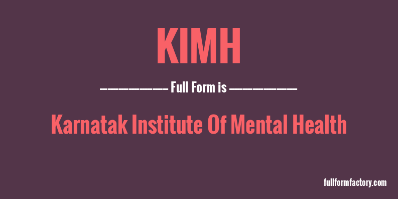kimh-full-form