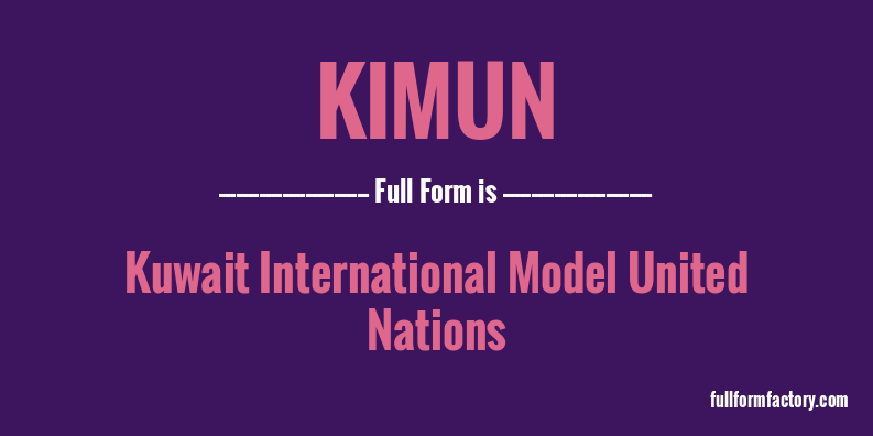 kimun-full-form