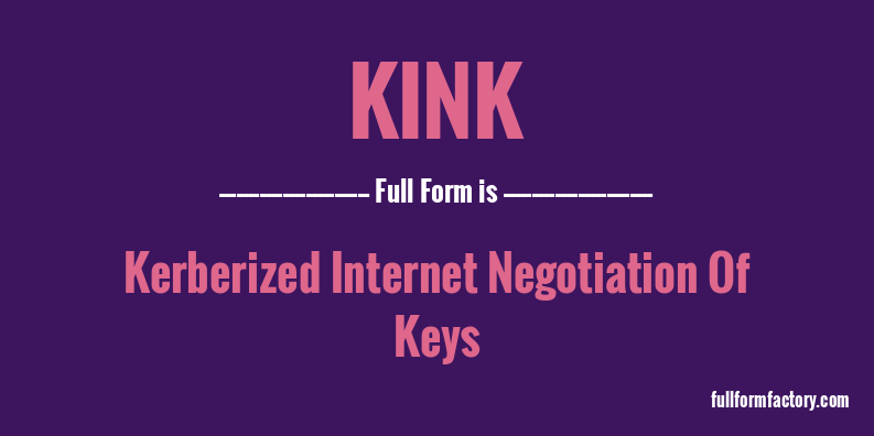 KINK Abbreviation amp Meaning FullForm Factory