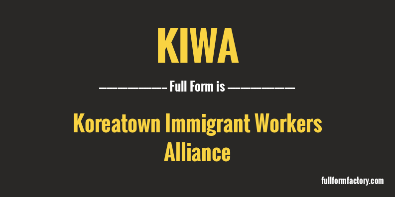 kiwa-full-form
