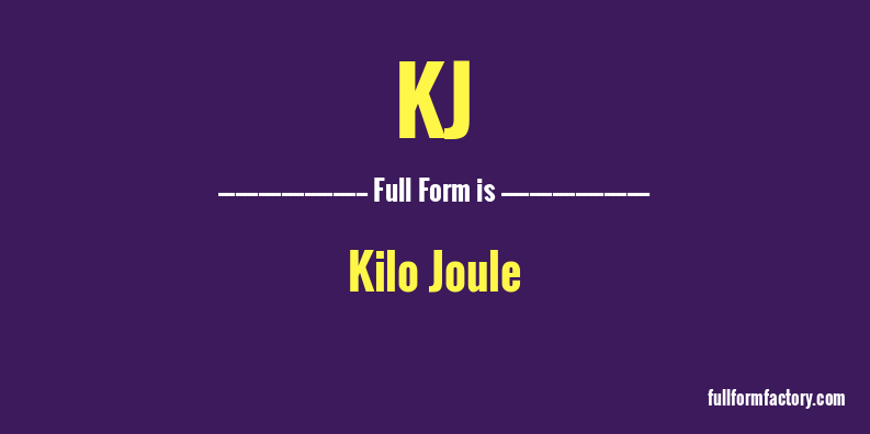 kj-full-form