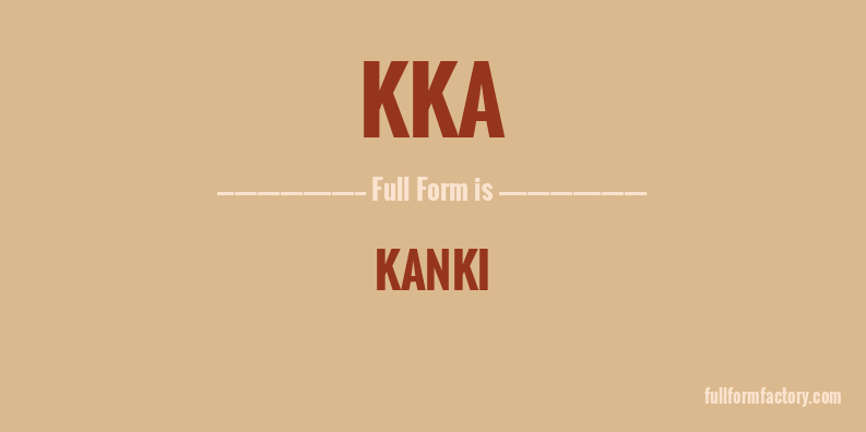 kka-full-form