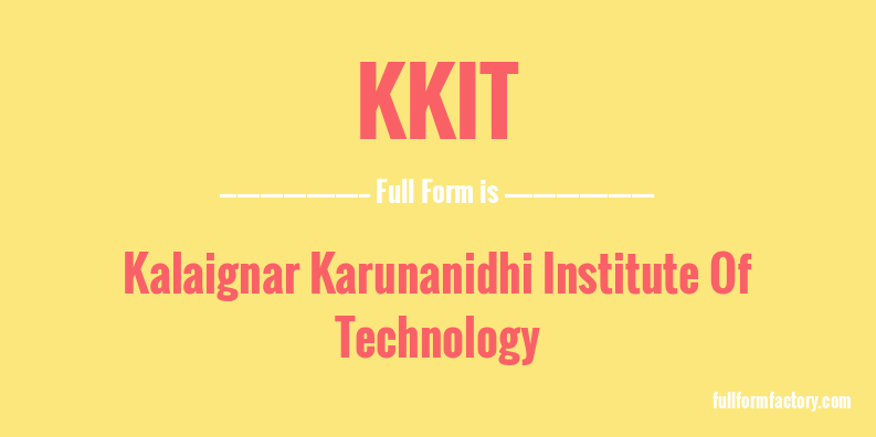kkit-full-form