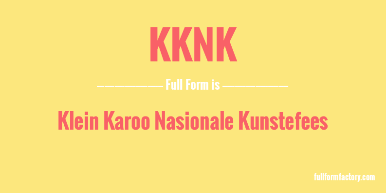 kknk-full-form
