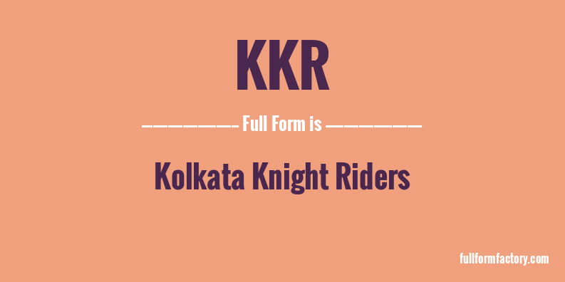 kkr-full-form