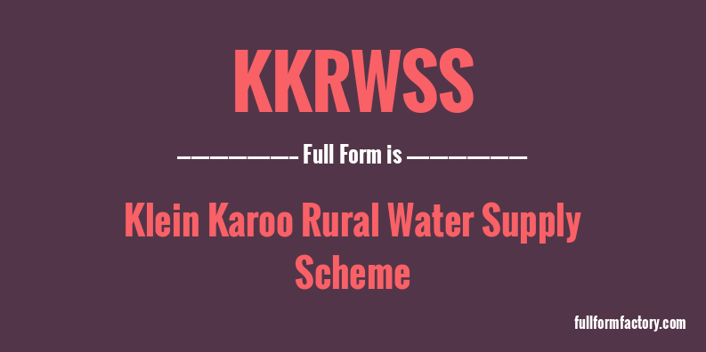 kkrwss-full-form