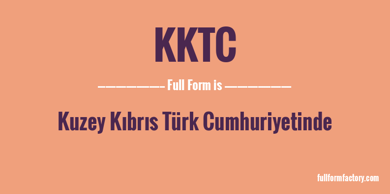 kktc-full-form