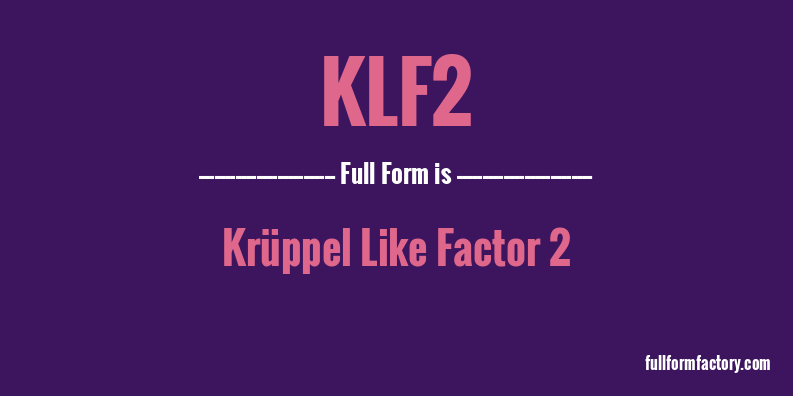 klf2-full-form