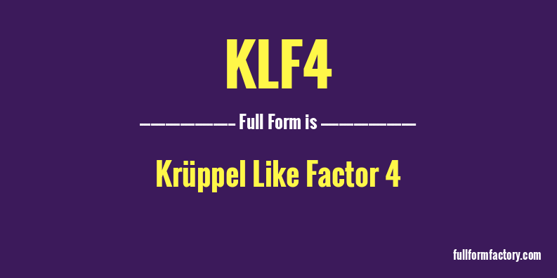 klf4-full-form