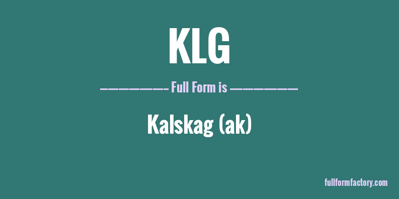 klg-full-form