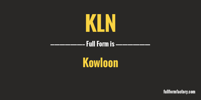 kln-full-form