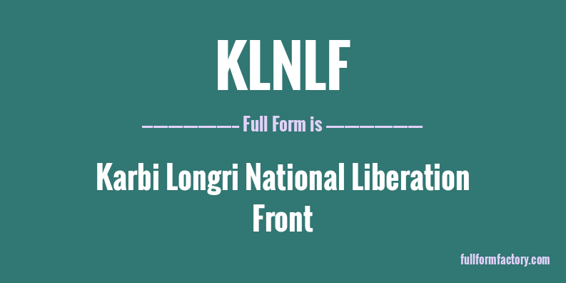 klnlf-full-form